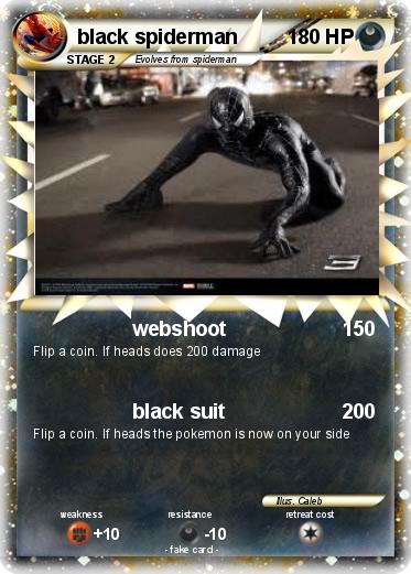 Pokemon black spiderman