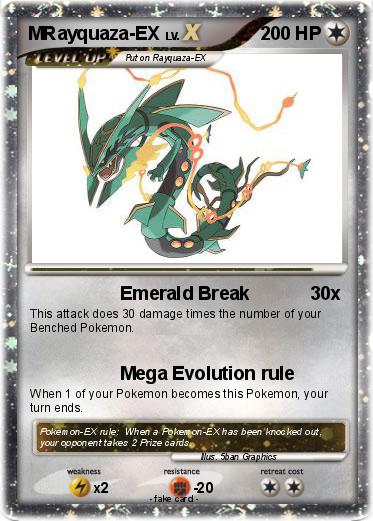 Pokemon MRayquaza-EX