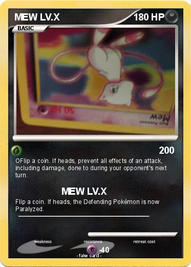 Pokemon MEW LV.X