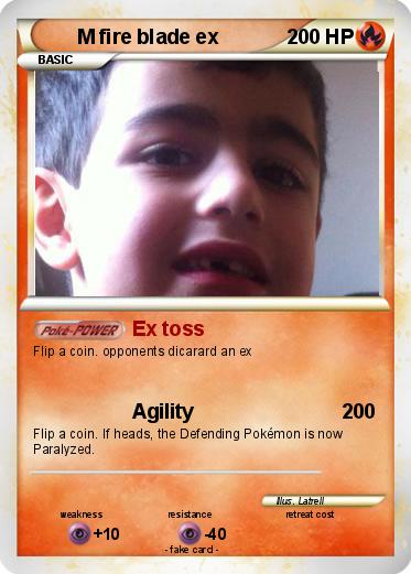 Pokemon M fire blade ex