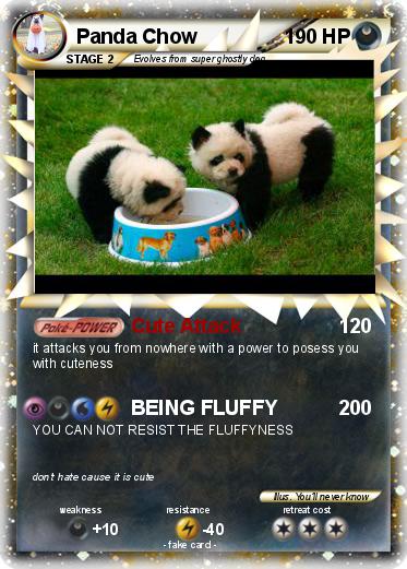 Pokemon Panda Chow