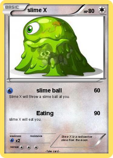 Pokemon slime X
