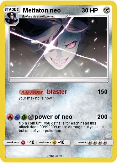 Pokemon Mettaton neo
