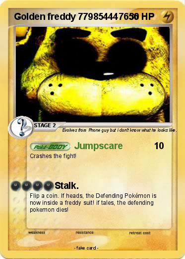 Pokemon Golden freddy 779854447656