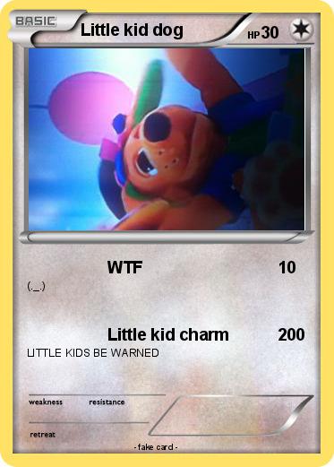 Pokemon Little kid dog