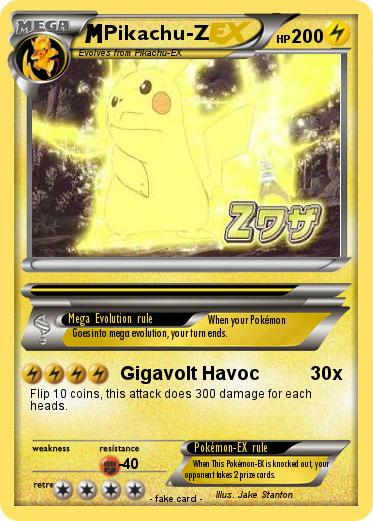 Pokemon Pikachu-Z