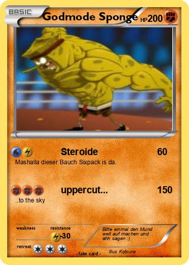 Pokemon Godmode Sponge