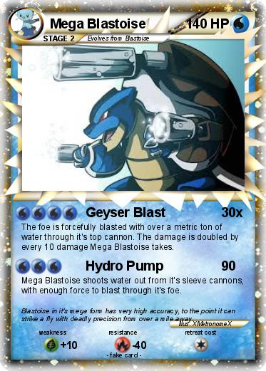 Pokemon Mega Blastoise
