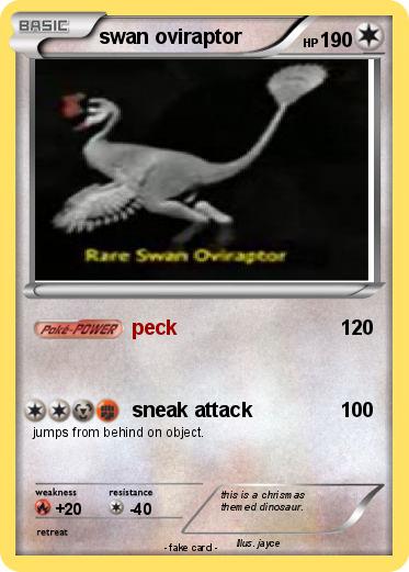 Pokemon swan oviraptor