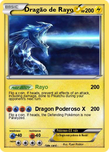 Pokemon Dragão de Rayo