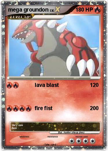 Pokemon mega groundon