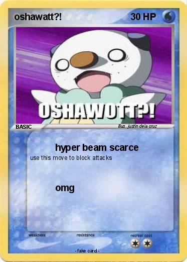 Pokemon oshawatt?!