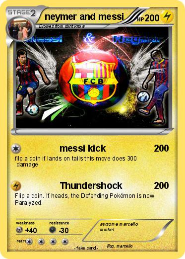 Pokemon neymer and messi