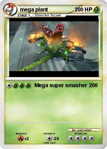 Pokemon mega plant