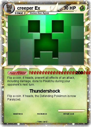 Pokemon creeper Ex