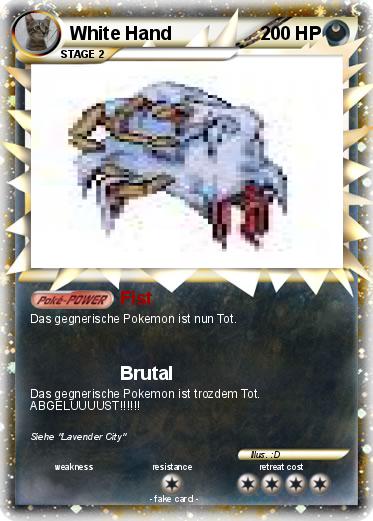 Pokemon White Hand