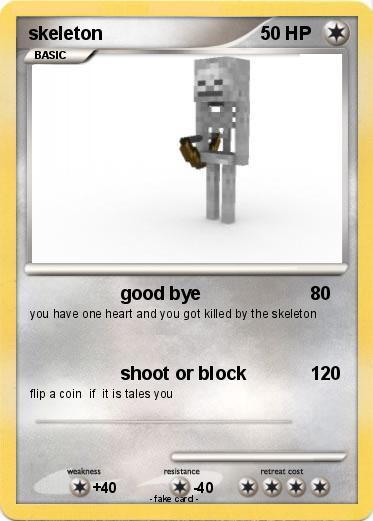 Pokemon skeleton
