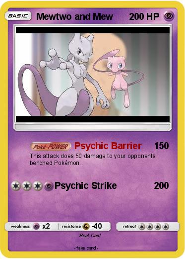 Pokemon Mewtwo and Mew