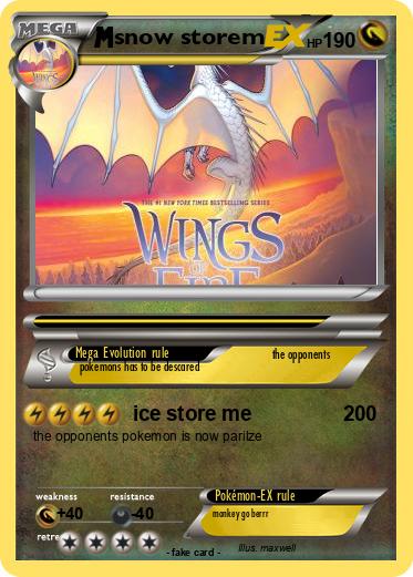 Pokemon snow storem
