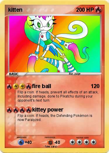 Pokemon kitten