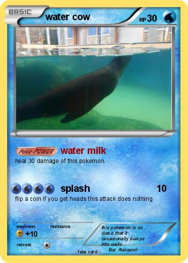 Pokemon water cow