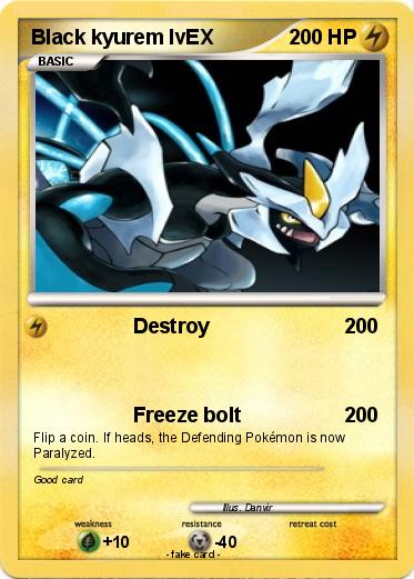 Pokemon Black kyurem lvEX