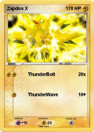 Pokemon Zapdos X