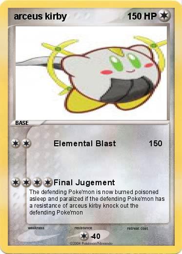 Pokemon arceus kirby         