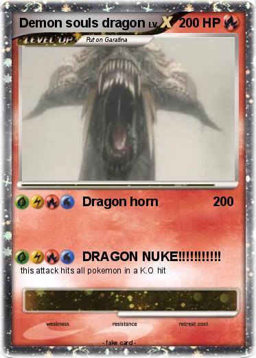 Pokemon Demon souls dragon