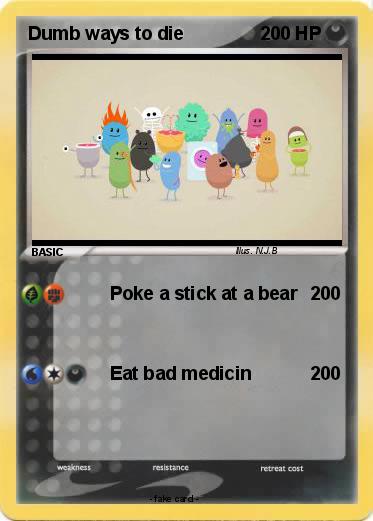 Pokemon Dumb ways to die