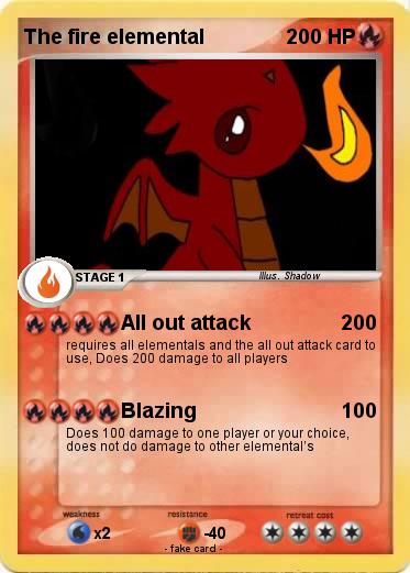 Pokemon The fire elemental