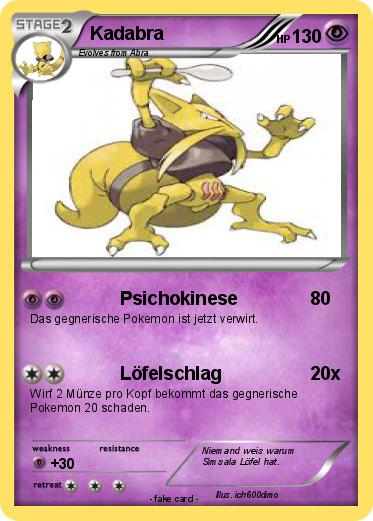 Pokemon Kadabra