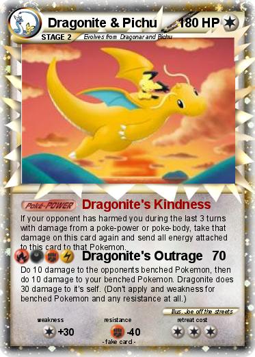 Pokemon Dragonite & Pichu