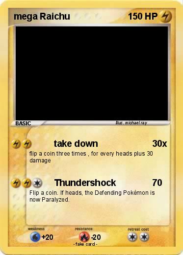 Pokemon mega Raichu