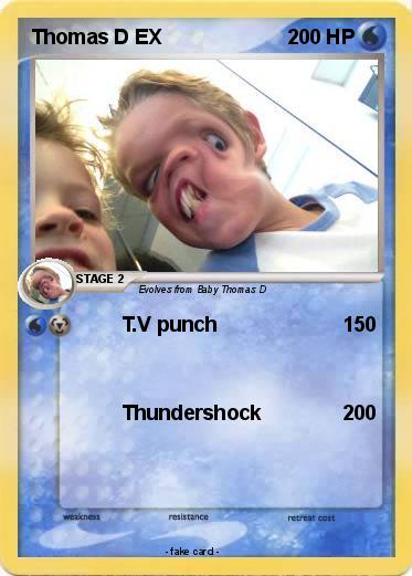 Pokemon Thomas D EX