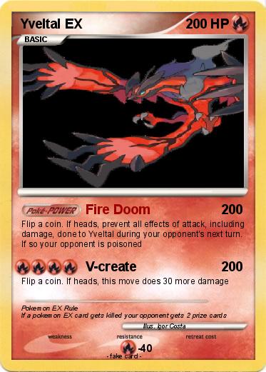 Pokemon Yveltal EX