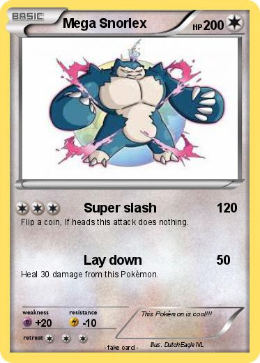 Pokemon Mega Snorlex