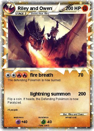 Pokemon Riley and Owen