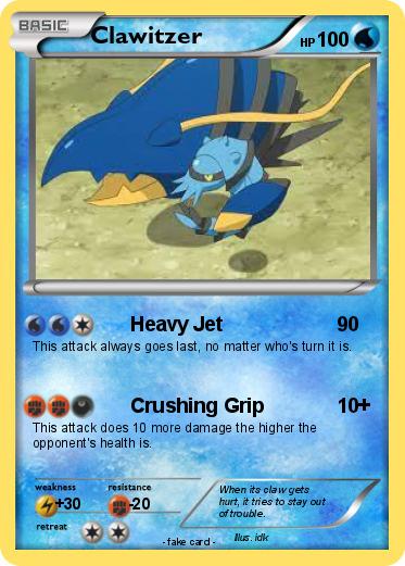 Pokemon Clawitzer