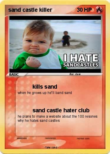 Pokemon sand castle killer