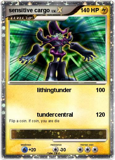 Pokemon sensitive cargo