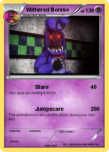Pokemon Withered Bonnie