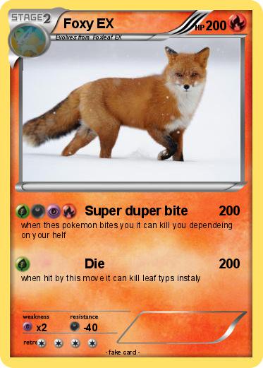 Pokemon Foxy EX