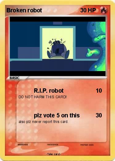 Pokemon Broken robot