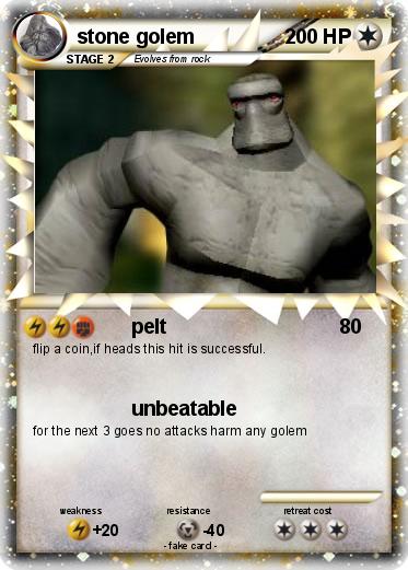 Pokemon stone golem