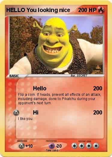 Pokemon HELLO You looking nice