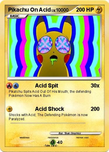Pokemon Pikachu On Acid