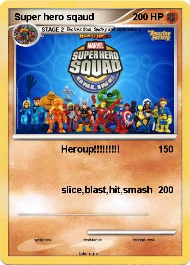 Pokemon Super hero sqaud