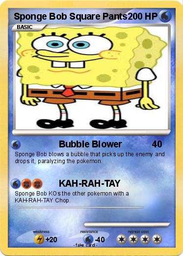 Pokemon Sponge Bob Square Pants