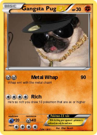 Pokemon Gangsta Pug